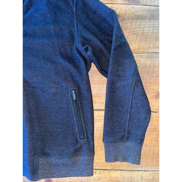Mens Tommy Bahama Charcoal Gray Heathered Full Zip‎ Cotton Sweatshirt Jacket XL - Picture 3 of 7